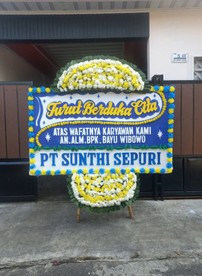 Papan Bunga Duka di Lolayan